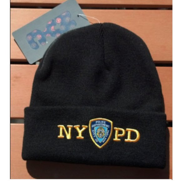 NYPD Black Beanie cap - Picture 2 of 3